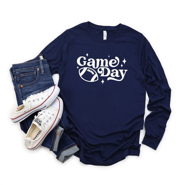 Game Day Stars Long Sleeve Graphic Tee