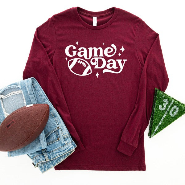 Game Day Stars Long Sleeve Graphic Tee