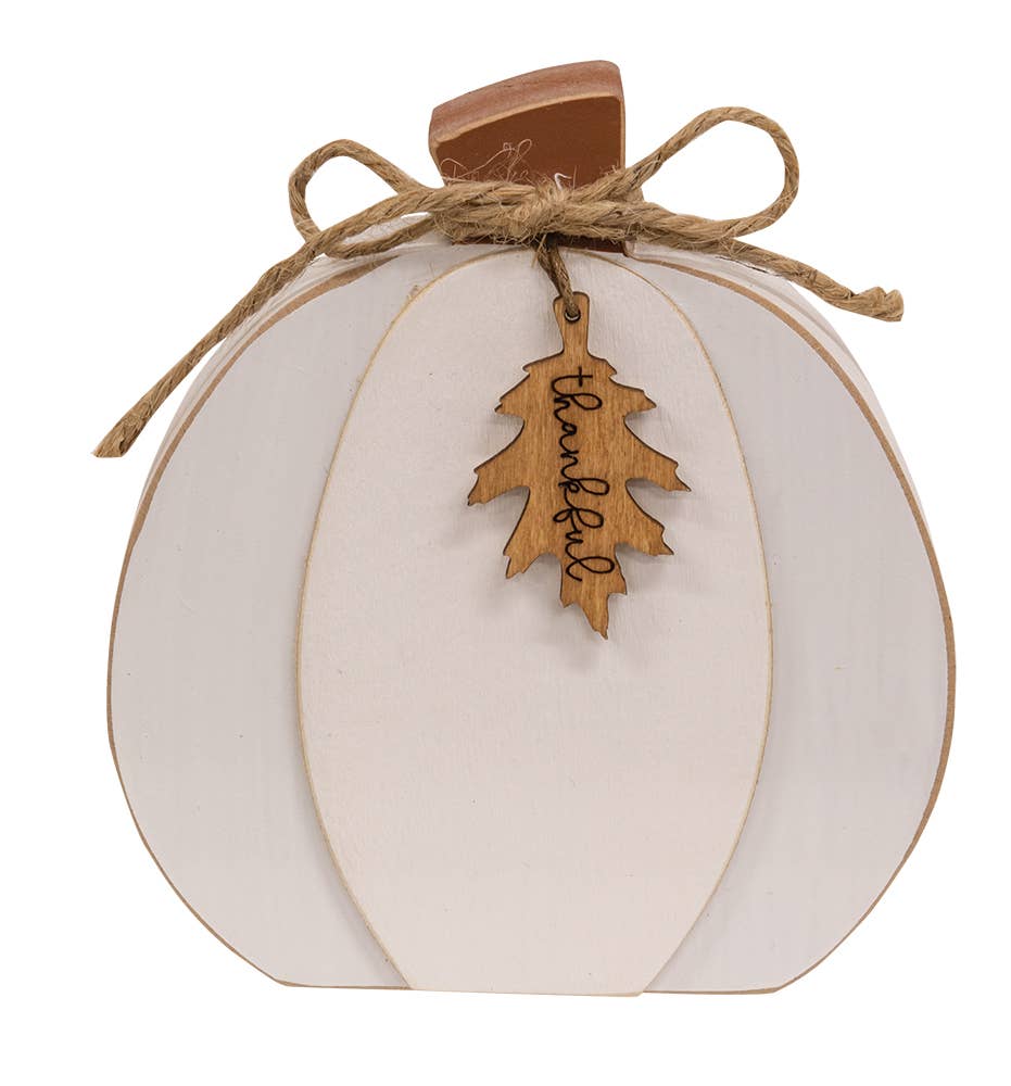 Fall Word Tag Chunky Pumpkin, 3 Assorted