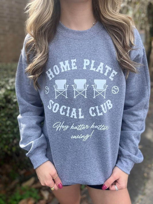 Home Plate Social Club Sweatshirt - PLUS