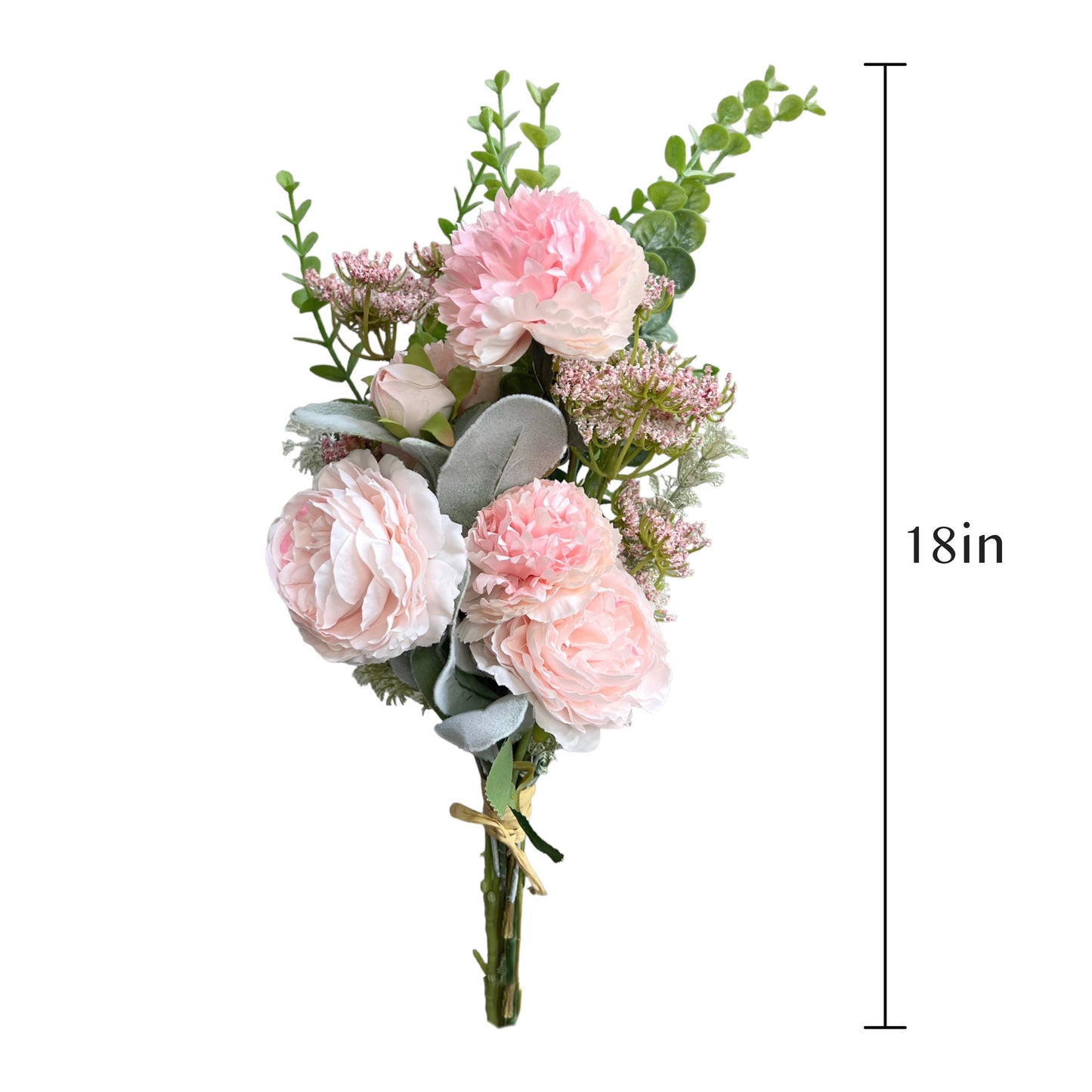 Elegant Pink Peony Artificial Flowers