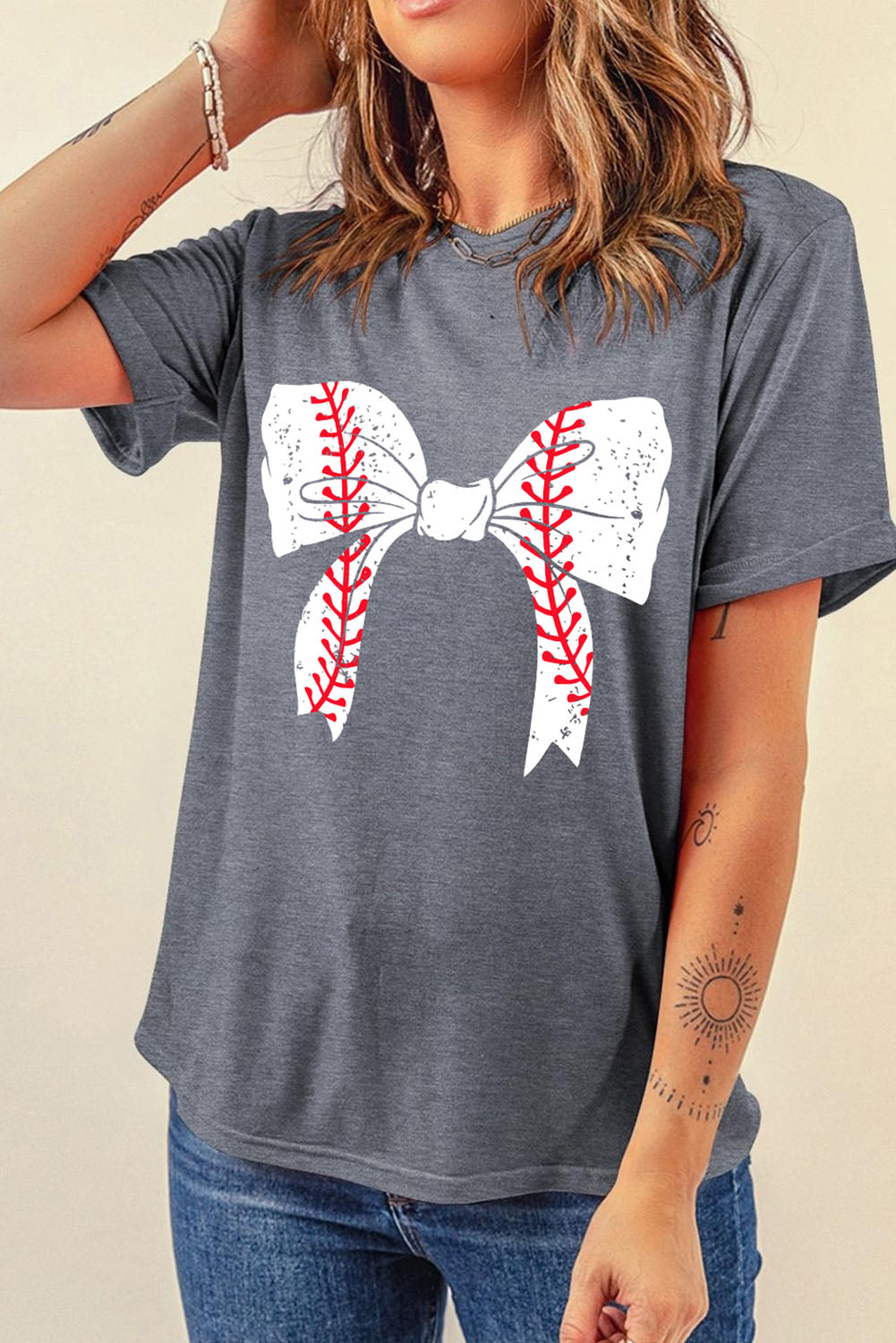 Baseball Bow Tee