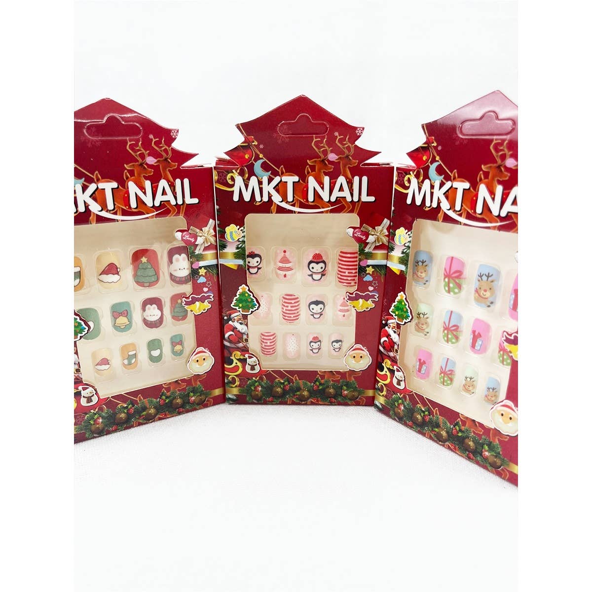 Kids Christmas Press on Nails