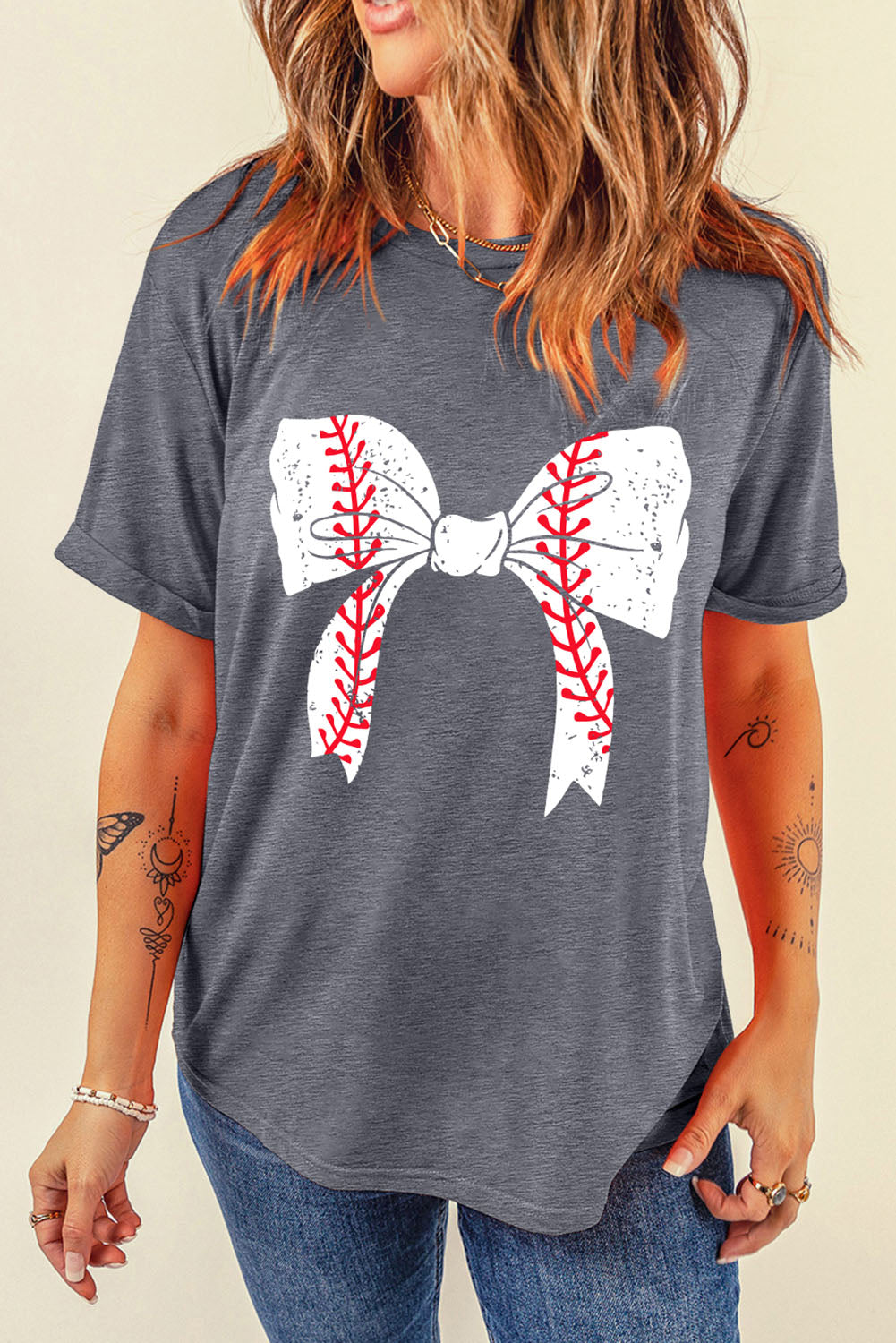 Baseball Bow Tee