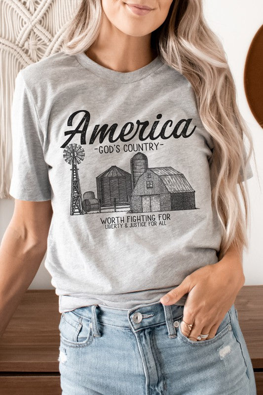America Gods Country Graphic Tee