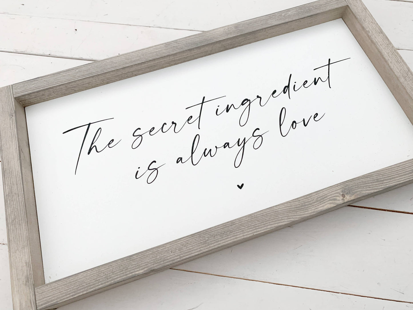 The secret ingredient is always love