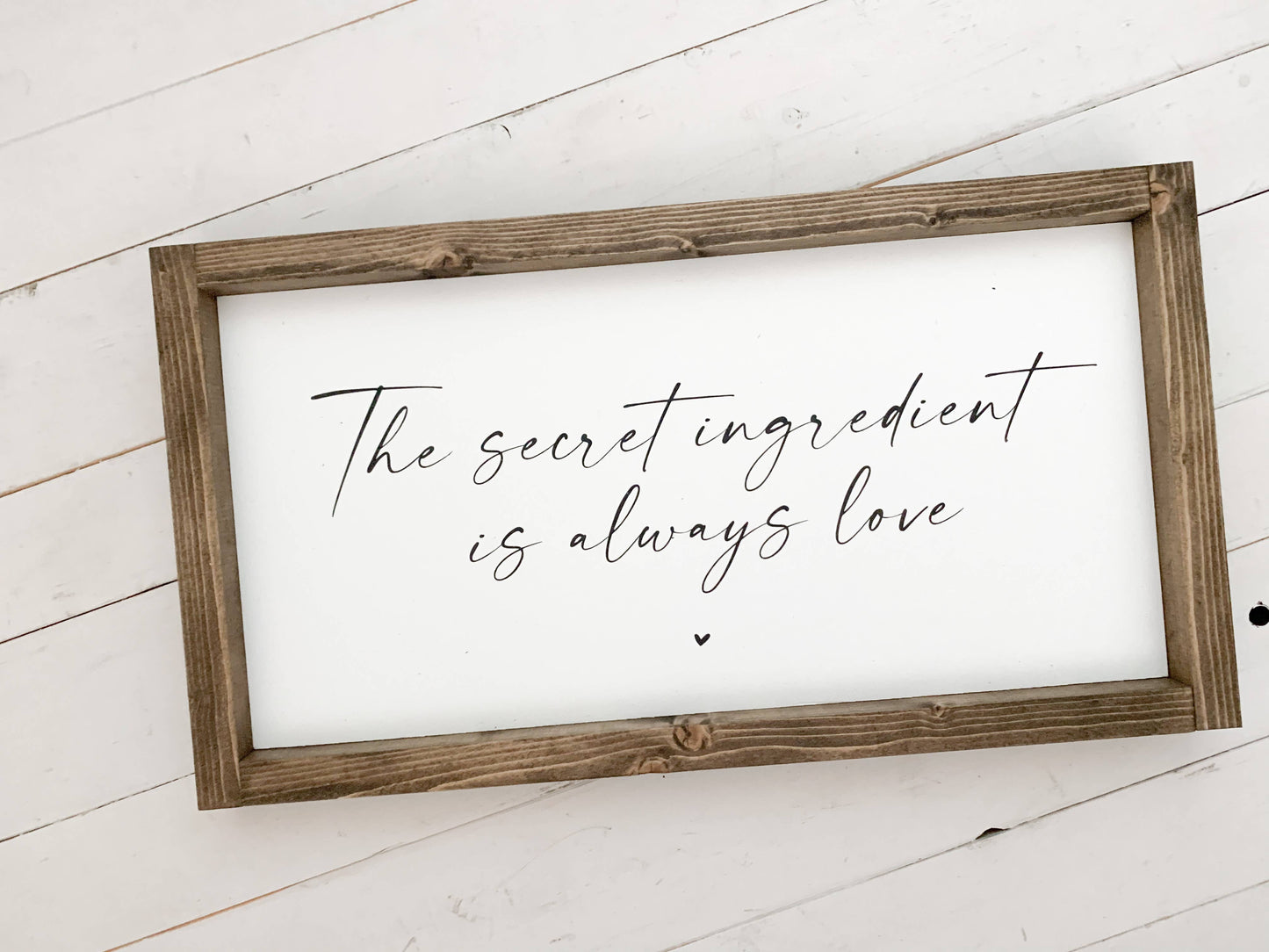 The secret ingredient is always love