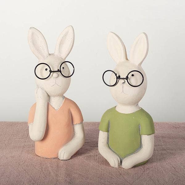 Ceramic Bunny in T-Shirt