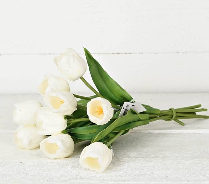 White Tulip Stem - 15"