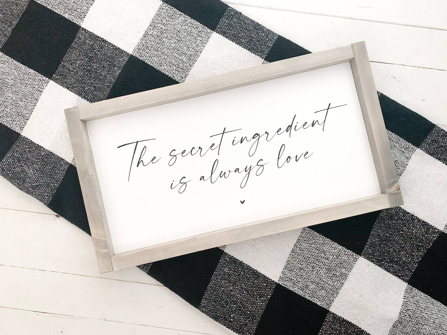 The secret ingredient is always love