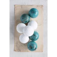 Distressed Aqua Terracotta Orb