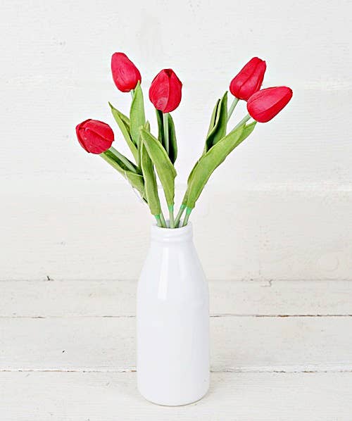 Red Tulip Stem - 15"