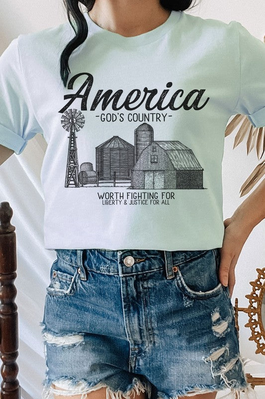 America Gods Country Graphic Tee