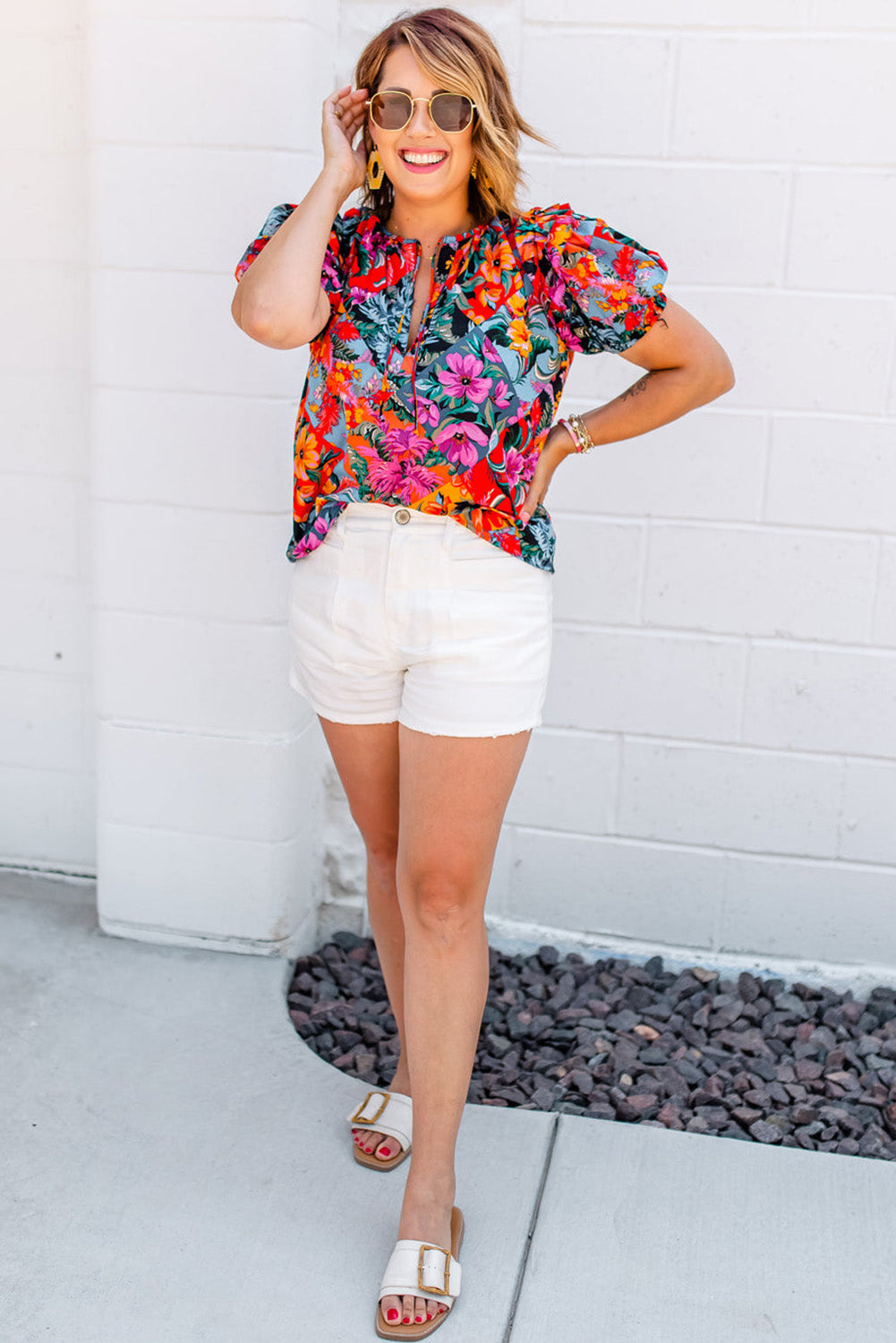 Multicolour Floral Blouse