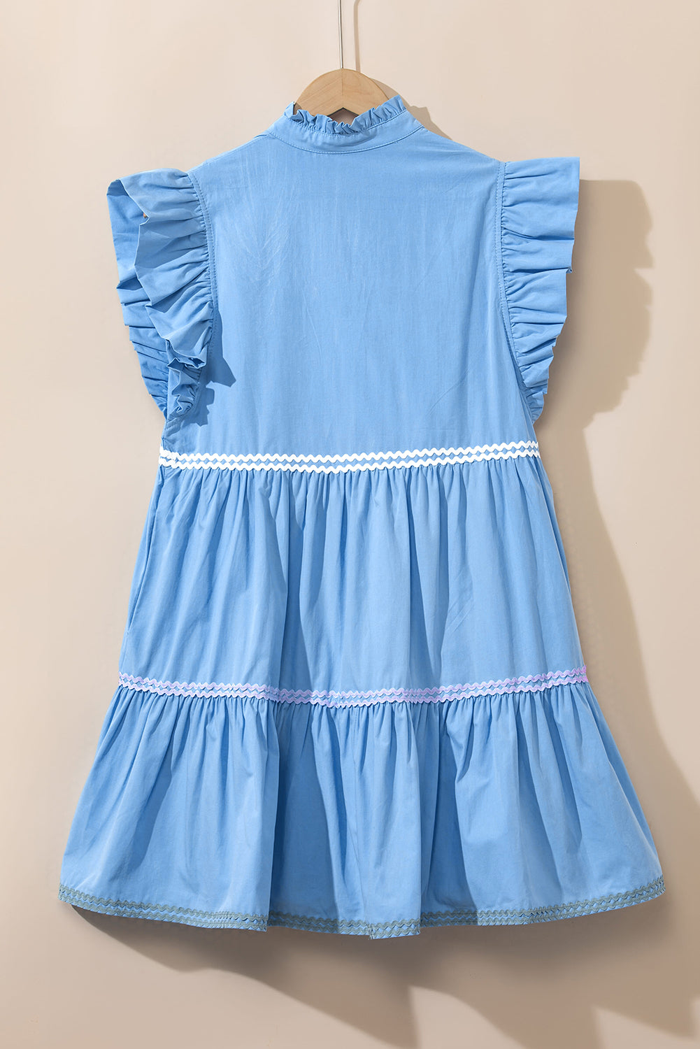 Beau Blue Ric Rac Dress