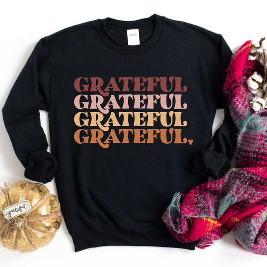 Grateful Stacked Sweatshirt