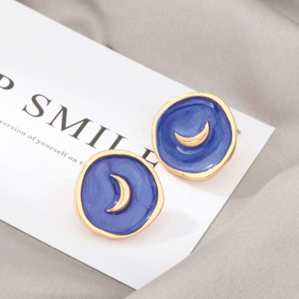 Astral Earrings Navy