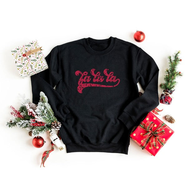 Fa La La Retro Graphic Sweatshirt