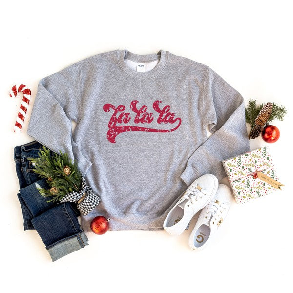 Fa La La Retro Graphic Sweatshirt