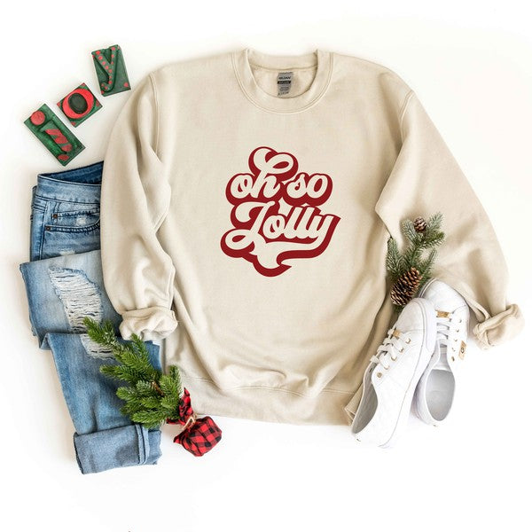 Oh So Jolly Graphic Sweatshirt