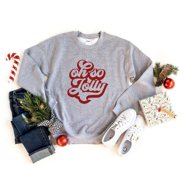 Oh So Jolly Graphic Sweatshirt