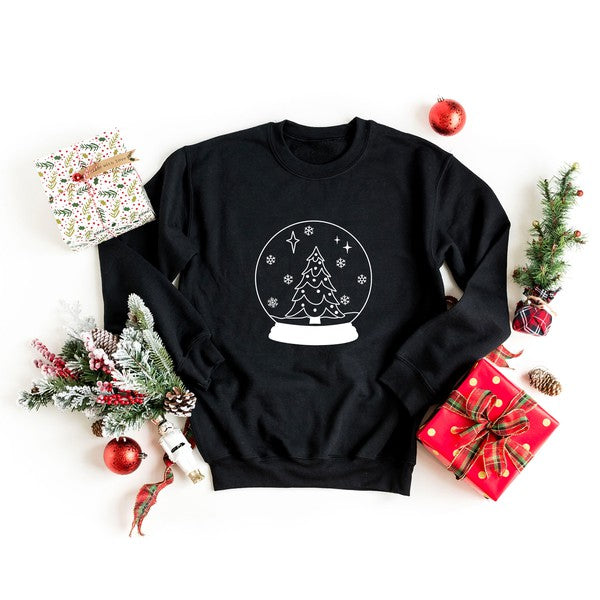 Christmas Snow Globe Graphic Sweatshirt