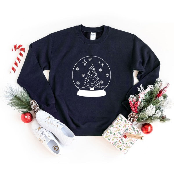 Christmas Snow Globe Graphic Sweatshirt