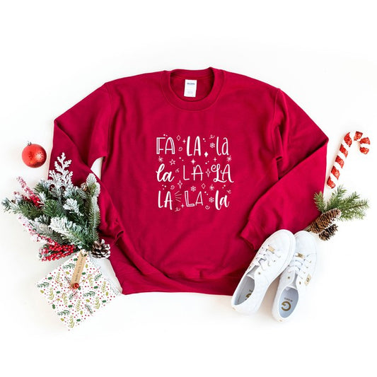 Fa La La Square Graphic Sweatshirt