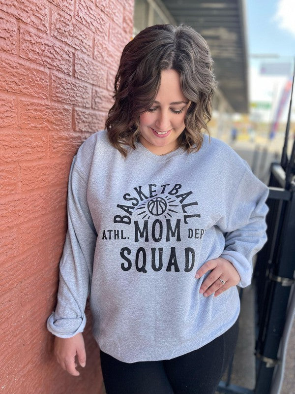 Basketball Mom Squad Sweatshirt - PLUS