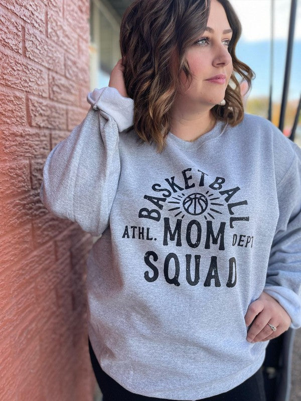 Basketball Mom Squad Sweatshirt - PLUS