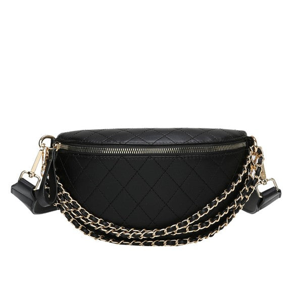 Kyndall Chain Style Sling Crossbody Bag Purse