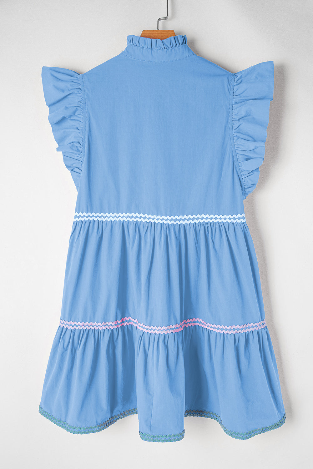 Beau Blue Ric Rac Dress