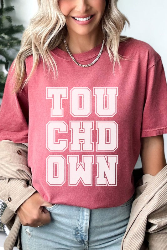 Touchdown Football Season Comfort Colors Tee - PLUS