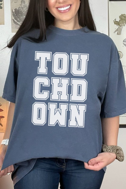 Touchdown Football Season Comfort Colors Tee - PLUS