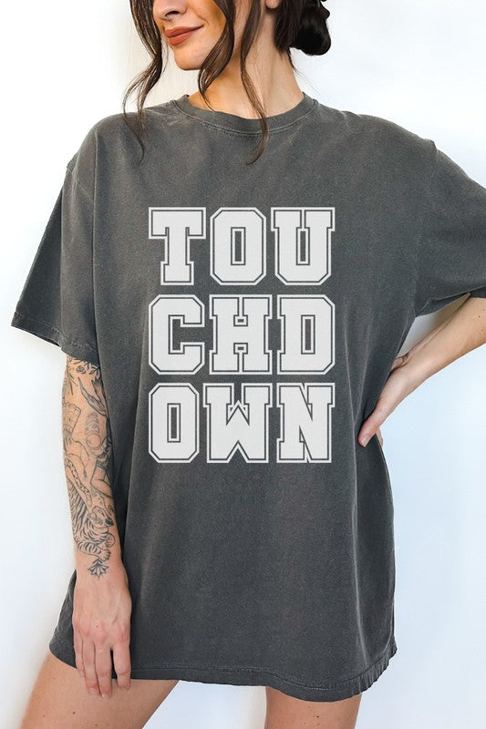 Touchdown Football Season Comfort Colors Tee - PLUS