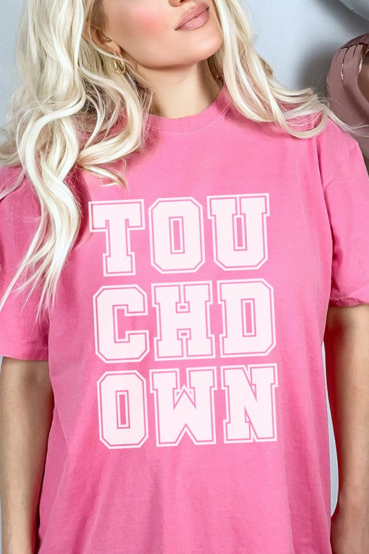 Touchdown Football Season Comfort Colors Tee - PLUS