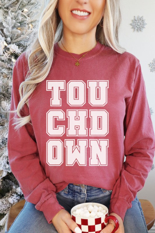 Touchdown Football Season Long Sleeve Shirt