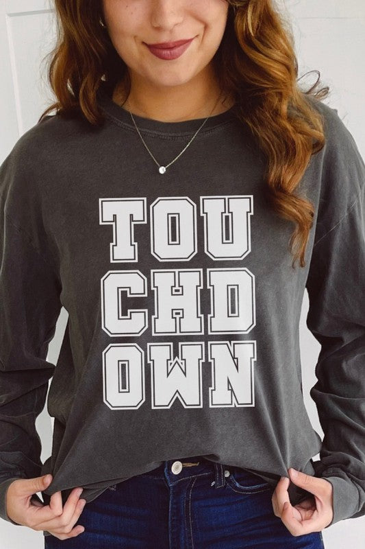 Touchdown Football Season Long Sleeve Shirt