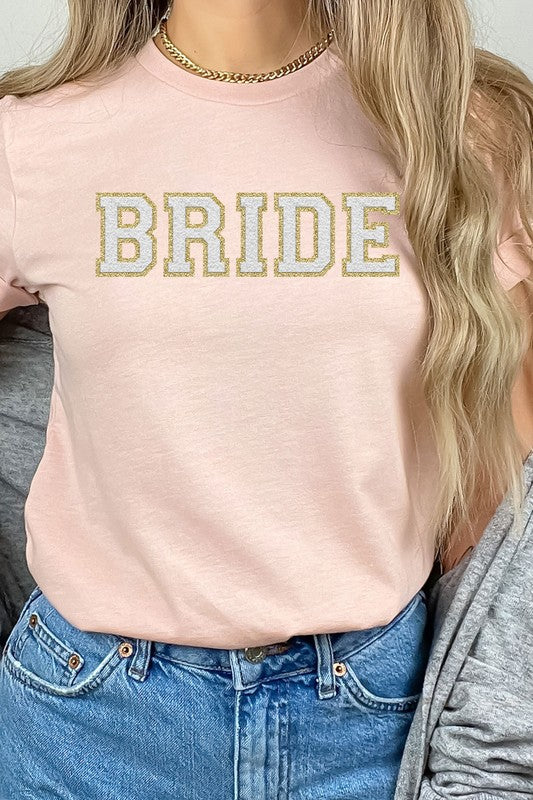 Bride Faux Chenille Graphic PLUS Tee