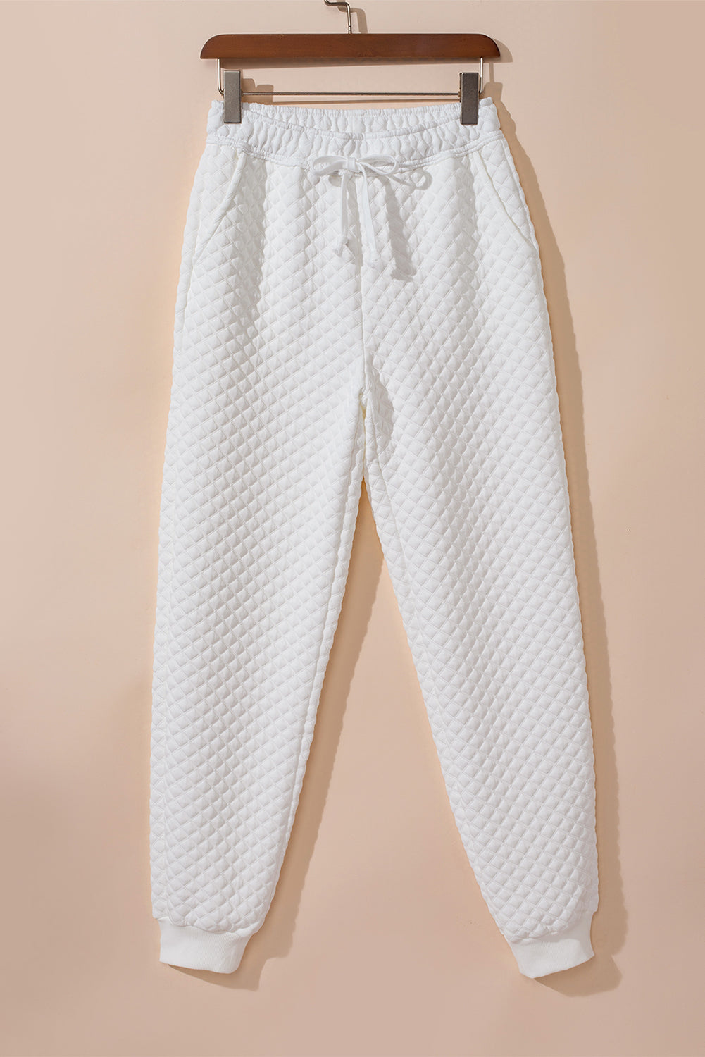 White Quilted Lounge Set