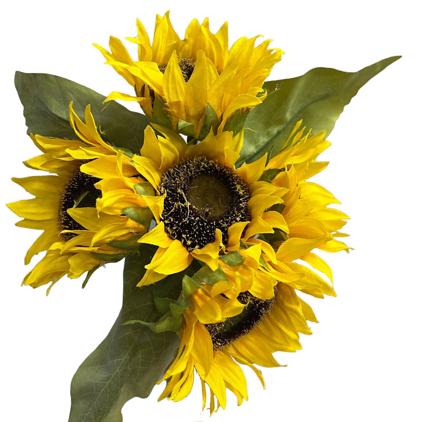 Artificial Sunflower Arrangement with 5 Blooms