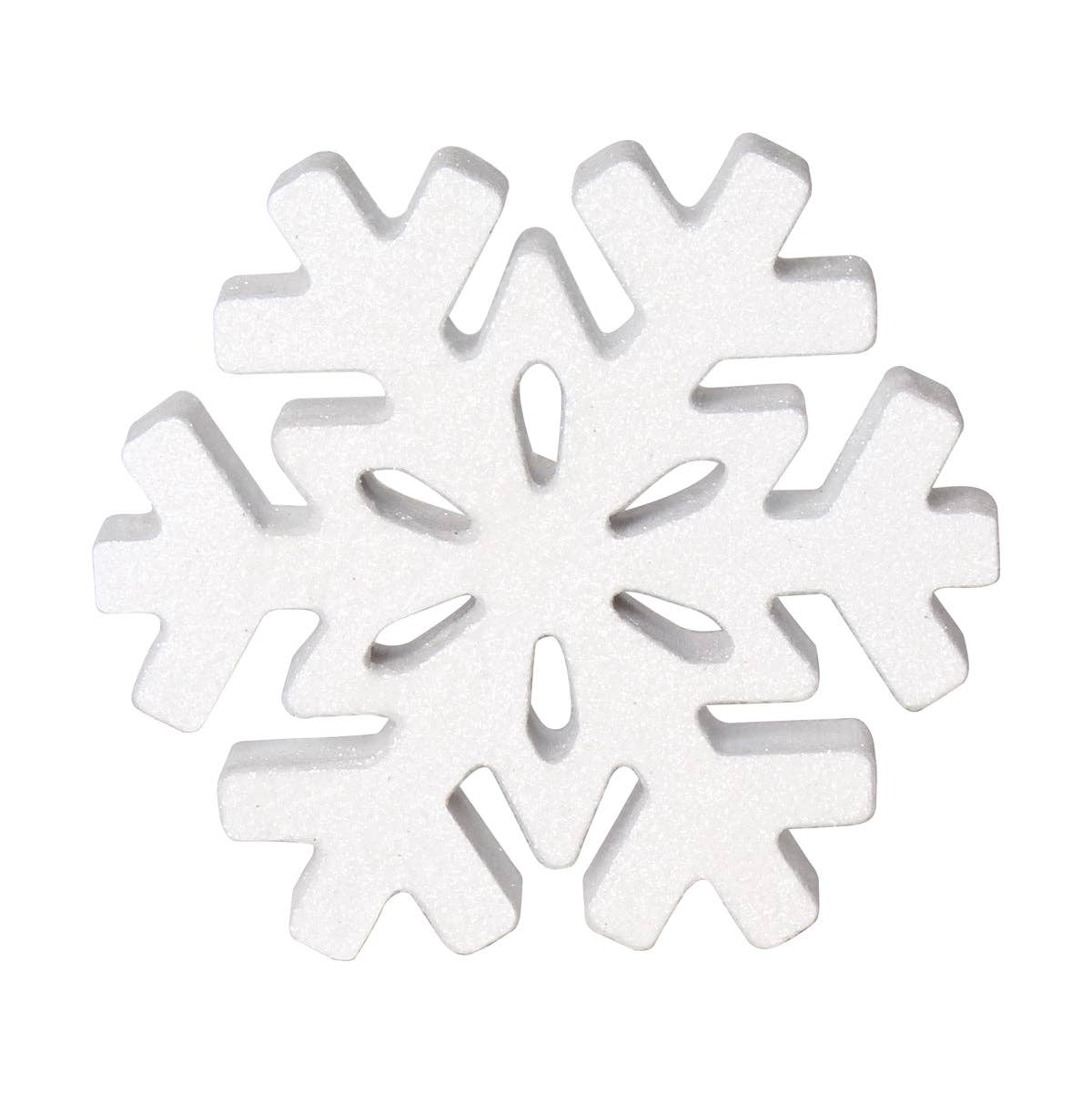 Lrg. Glitter Snowflake Christmas Cutout