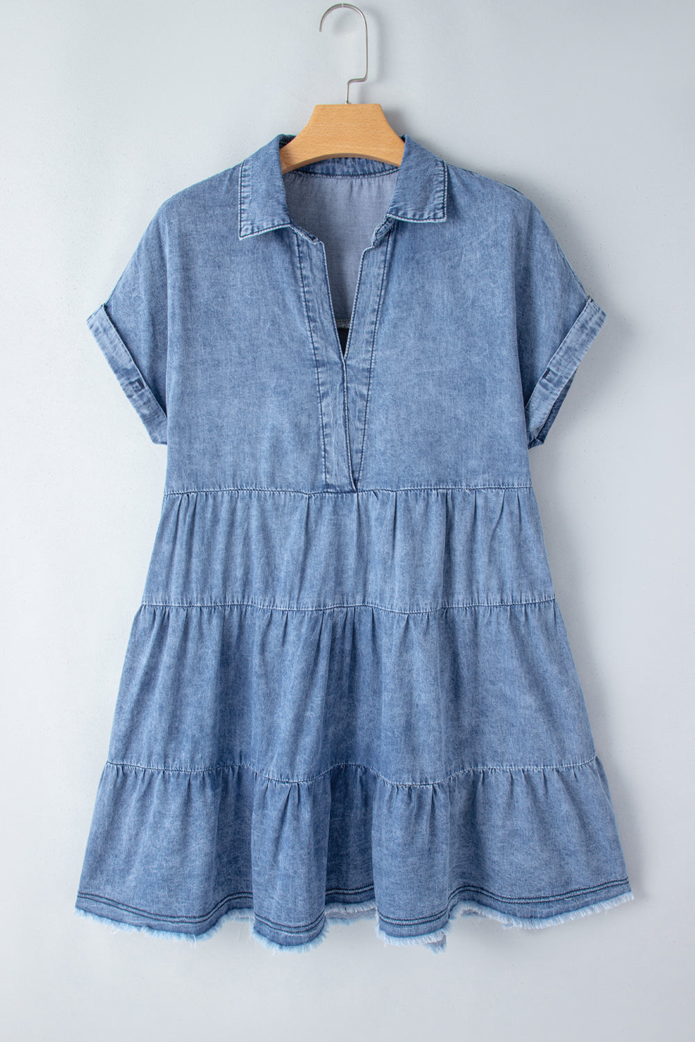 Sky Blue Denim Dress