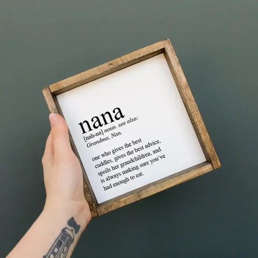 Nana Definition Wall Art