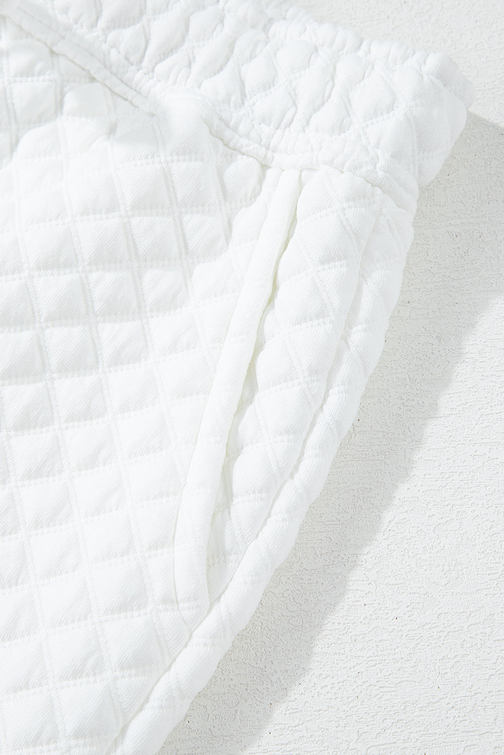 White Quilted Lounge Set