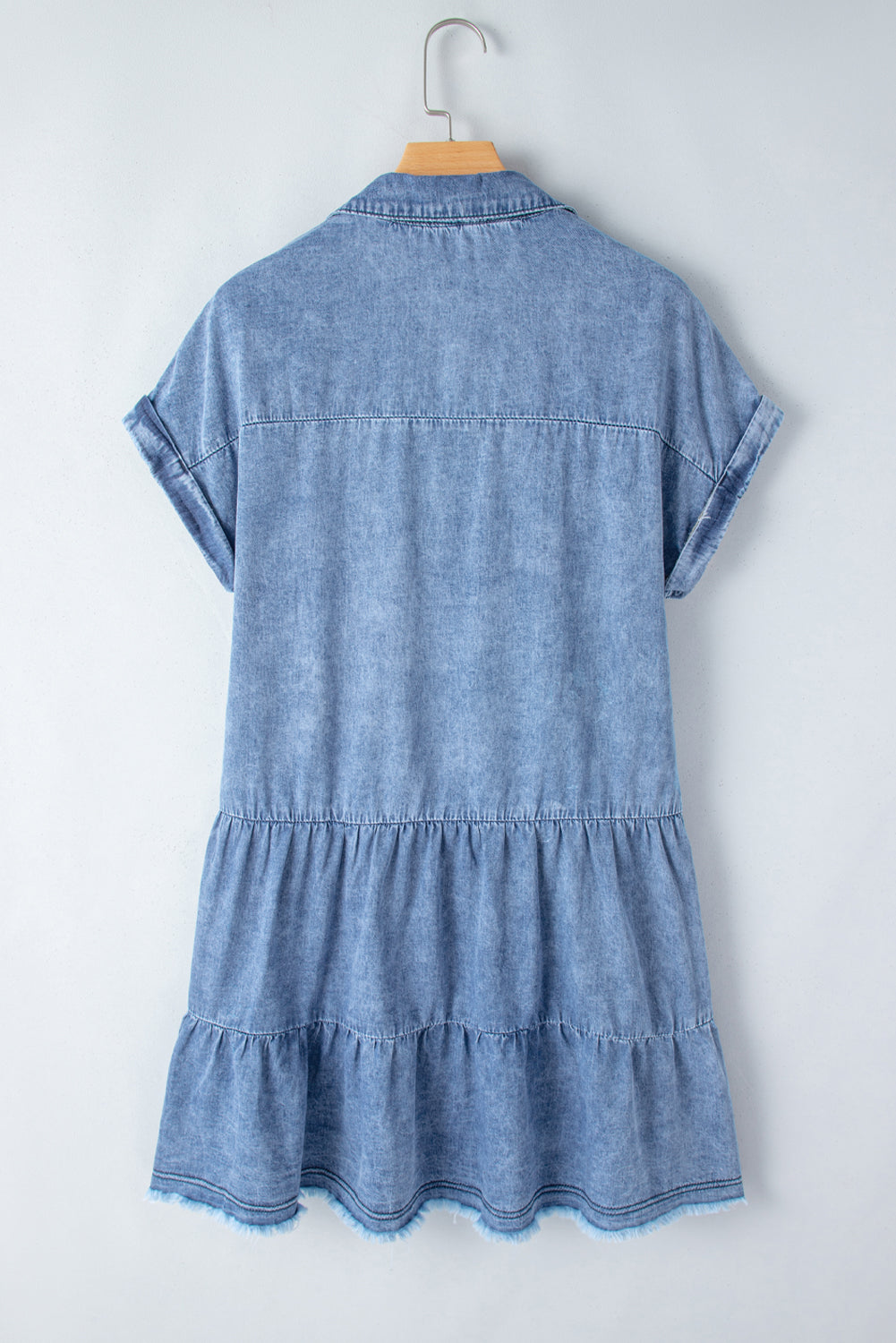 Sky Blue Denim Dress