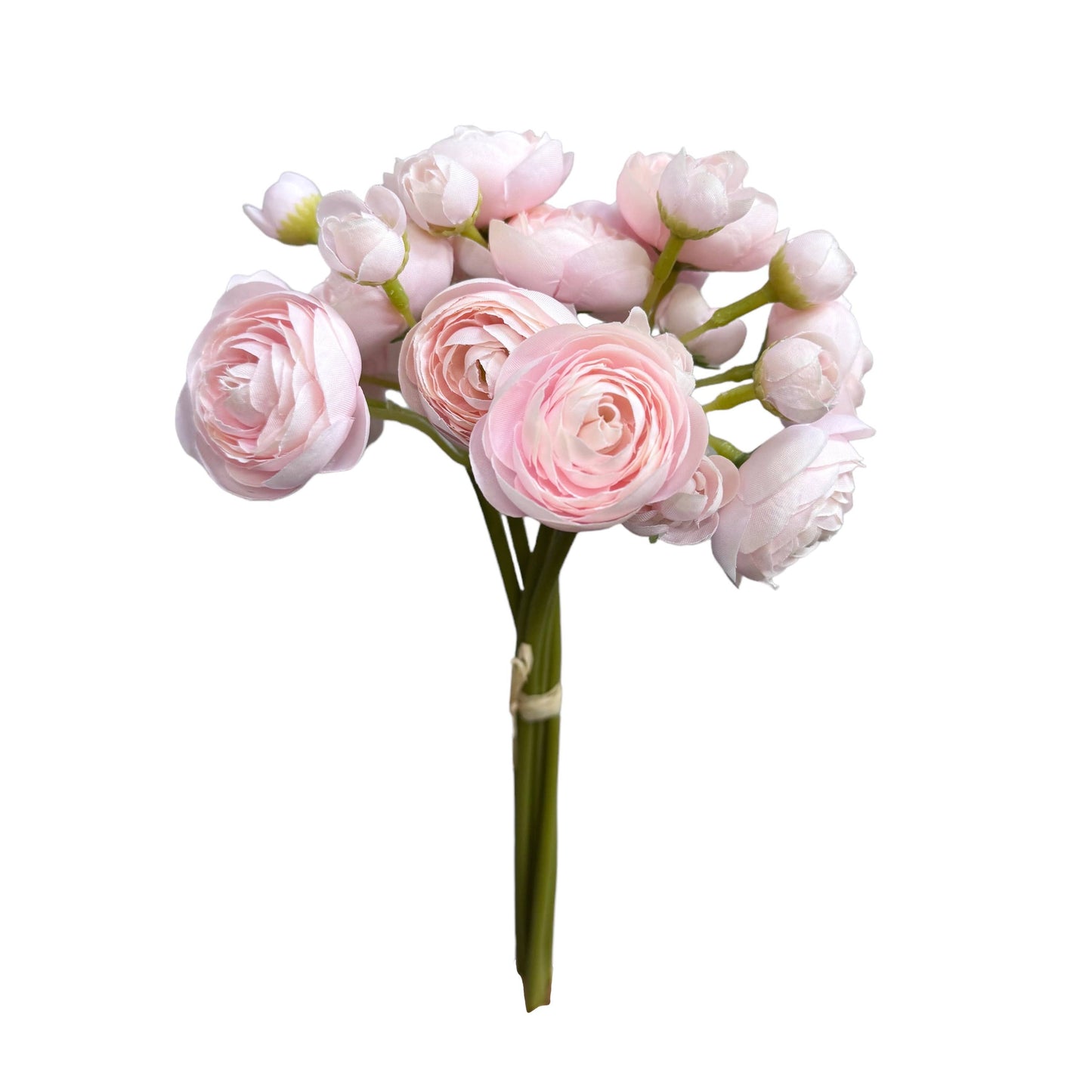 Elegant Faux Tea Rose Bouquet, Set of 6 Stems, 10 Inch Tall