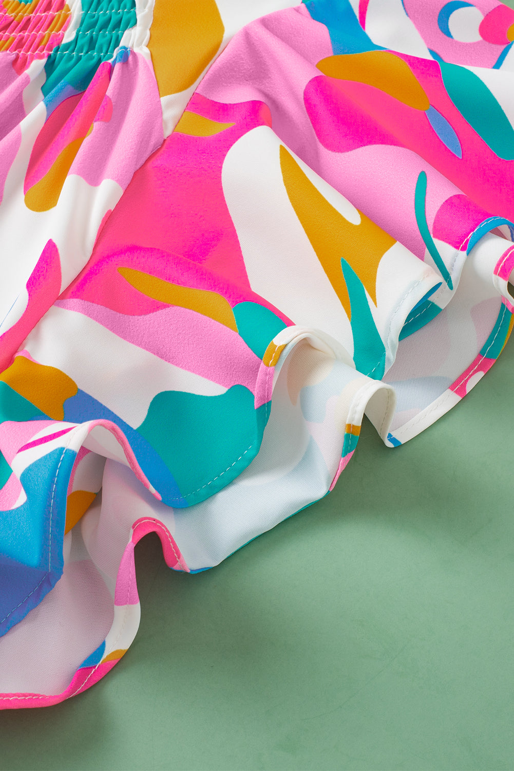 Multicolour Abstract Blouse