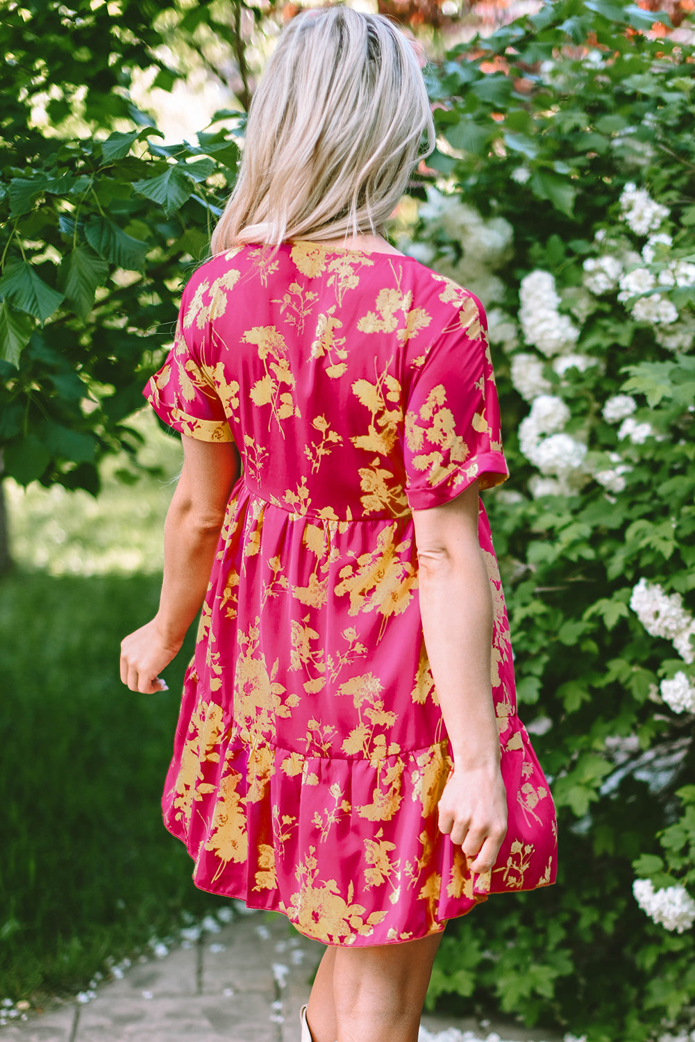 Rose Floral Dress