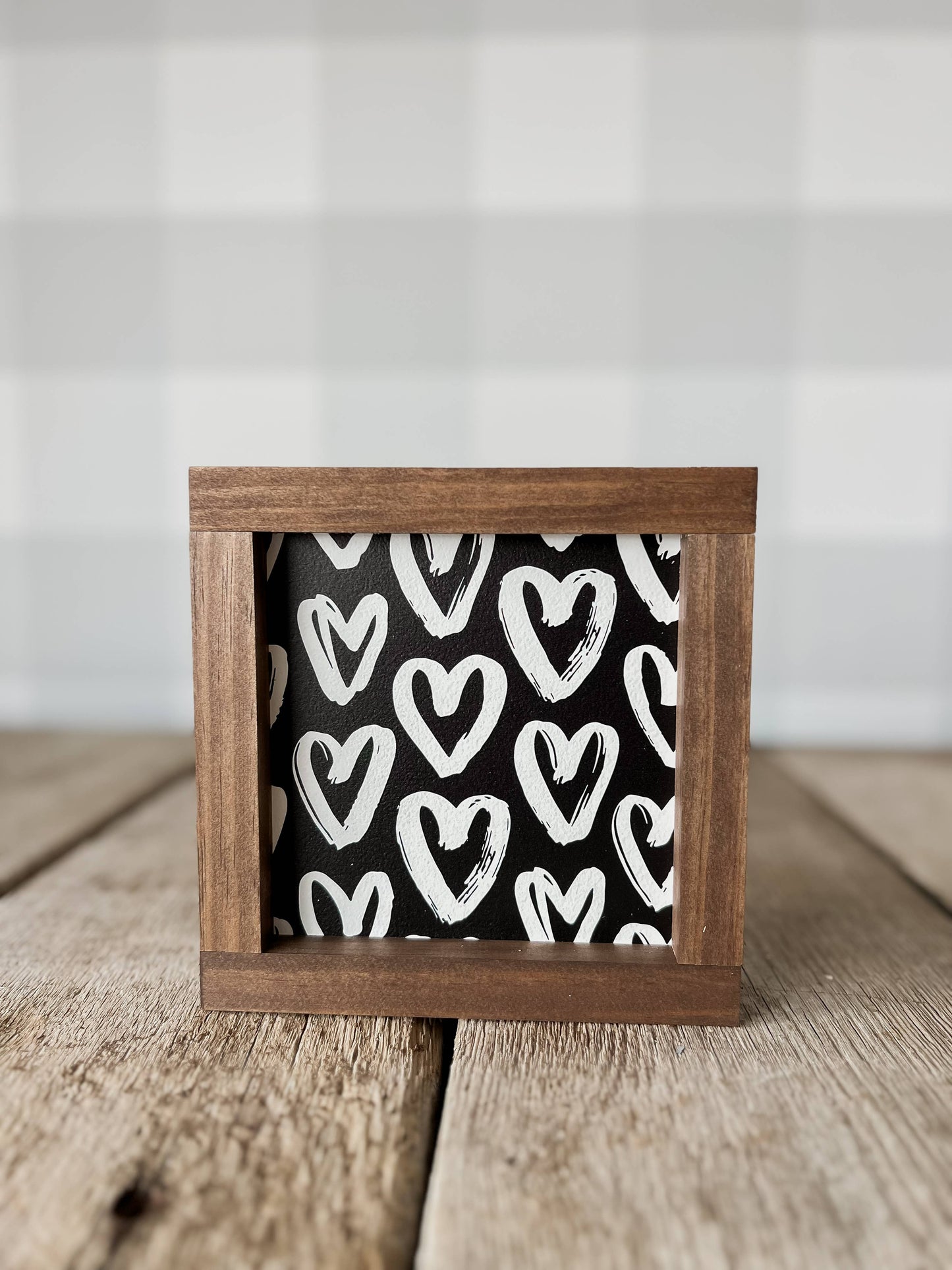 Valentine's Pattern #3 | Valentine's Day Wood Sign